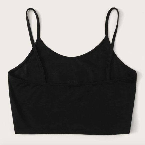 โจHPโจNEW Black Butterfly Print Crop Tank Top - Picture 3 of 5